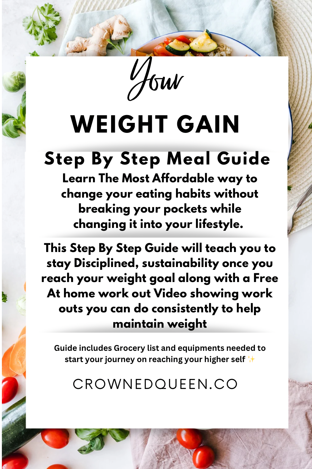Weight Gain Meal Plan Guide