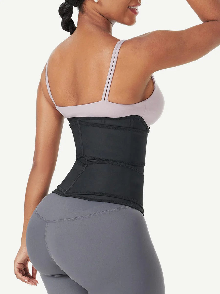 Bust Latex Waist Trainer Double Belt Tuck Me In Waist Control